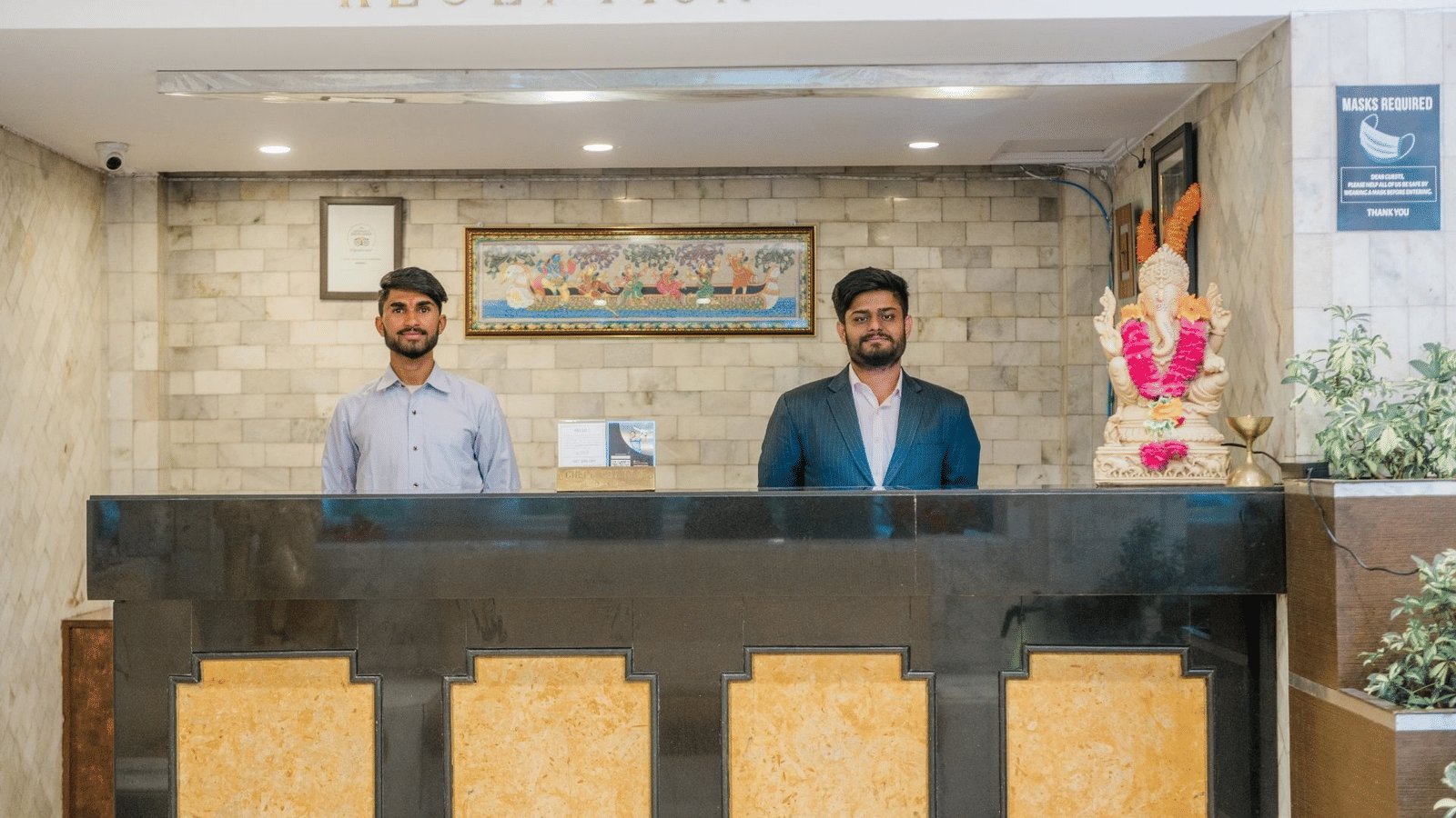 Welcoming staff
